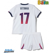 Paris Saint-Germain Vitinha #17 Bortedraktsett Barn 2026-27 Kortermet (+ Korte bukser)
